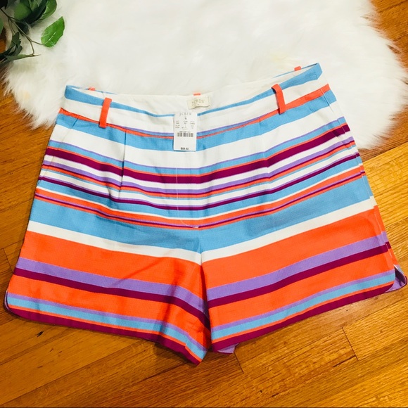 J. Crew Pants - J.crew  high rise striped short